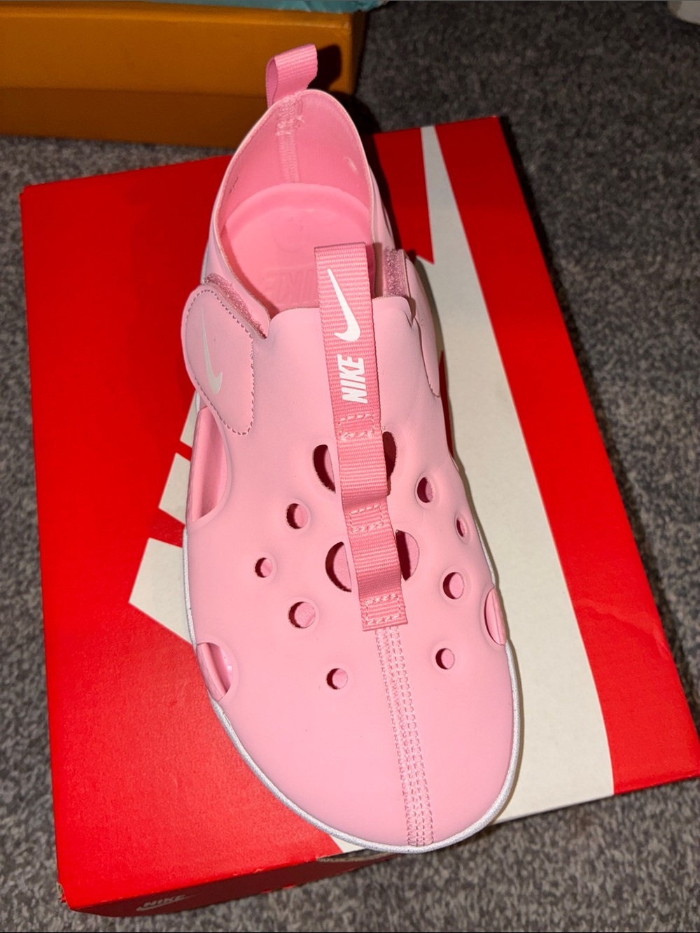 Nike Kids Pink Water-Friendly Slip-On Sandal